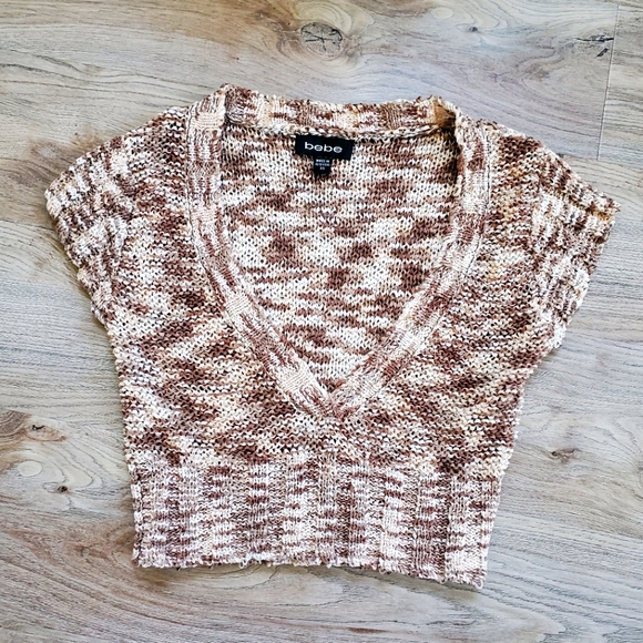 BEBE CROPPED SWEATER - Picture 2 of 6